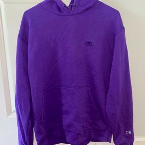 Purple Champion Hoodie Adult Medium